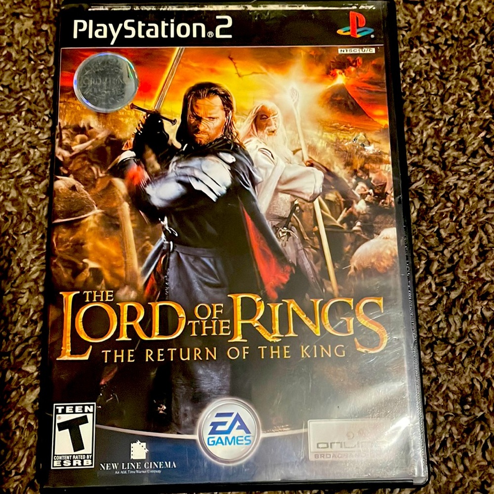 Lord of the Rings The Return of the King PS2 game